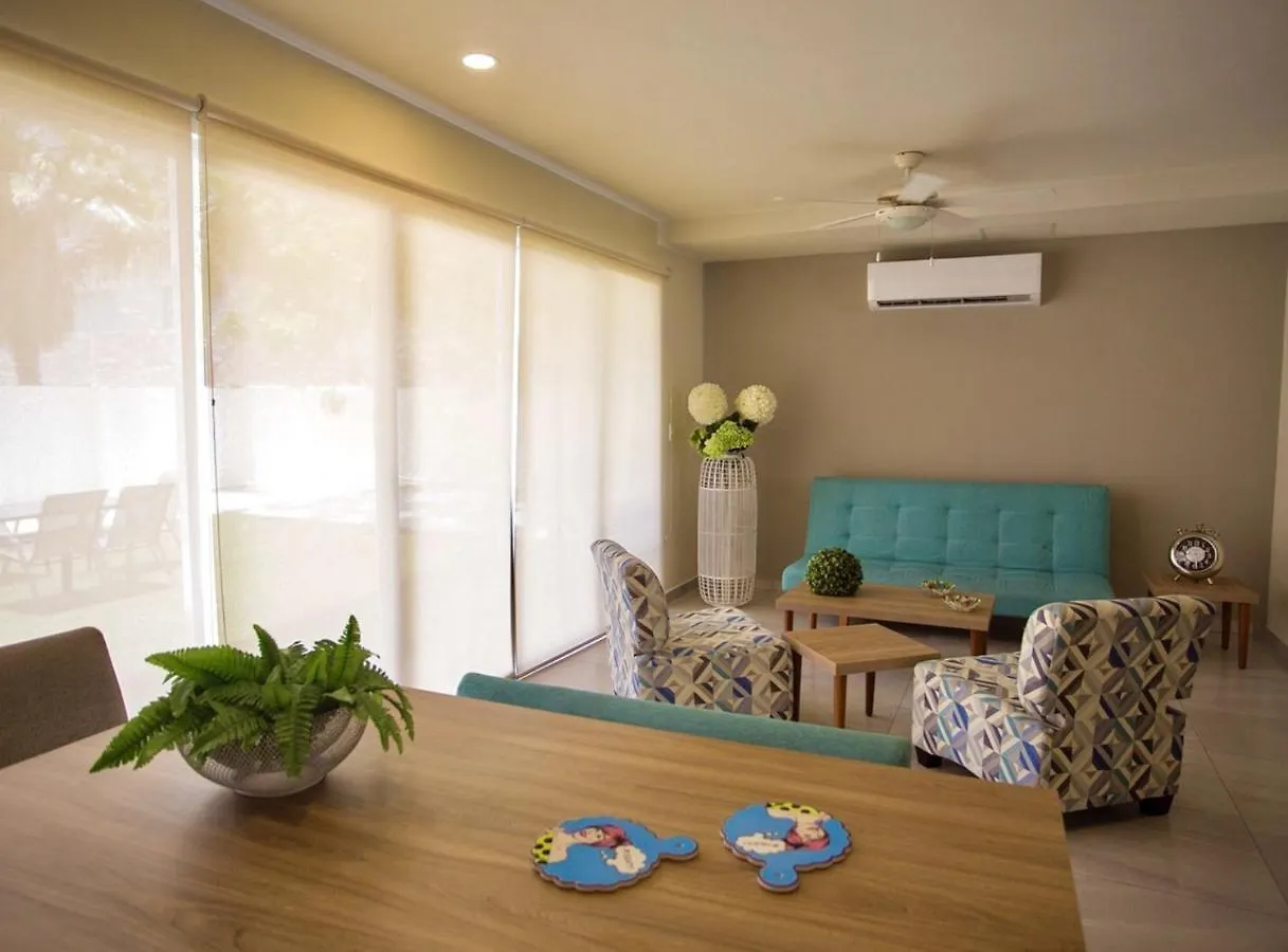 坎昆Deluxe Fully Furnished 2Bd公寓